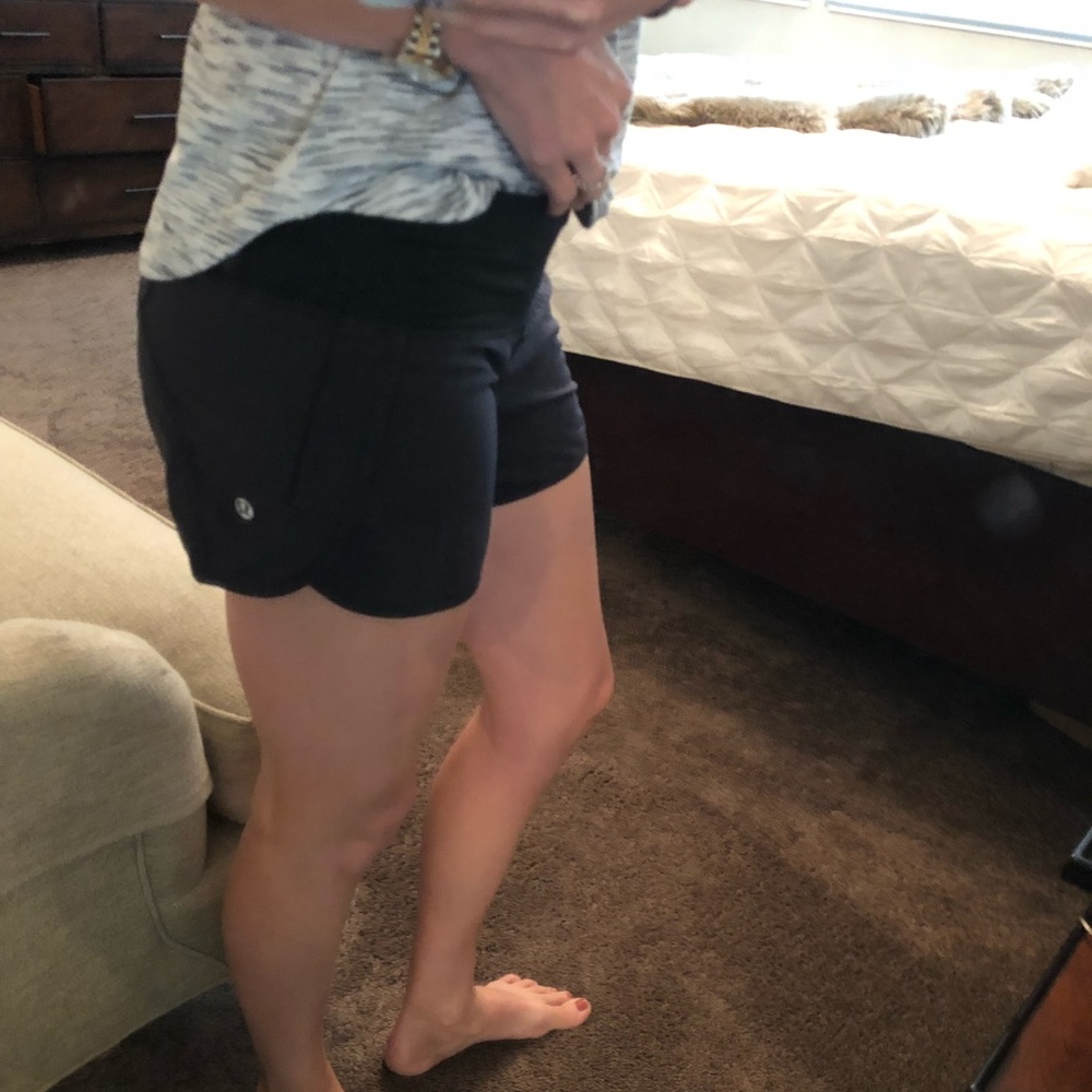 lululemon running shorts- like new!
